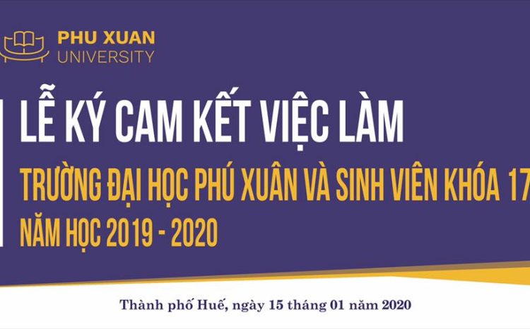  Chương trình Lễ ký cam kết việc làm cho sinh viên Khóa 17