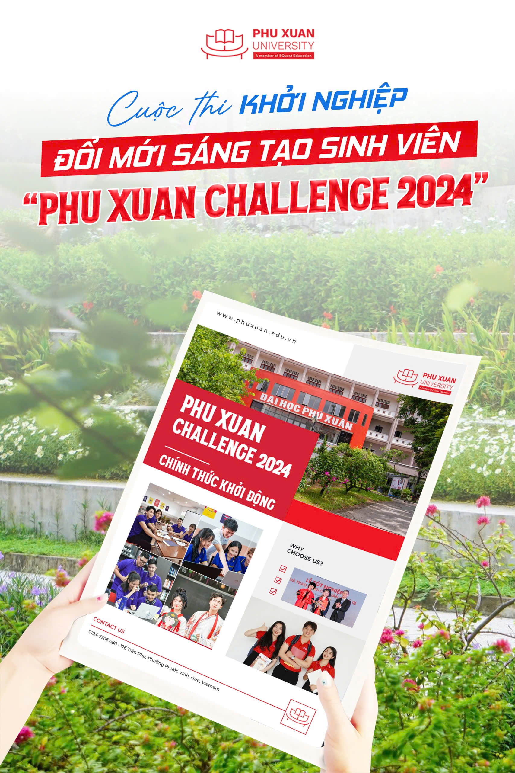 CUỘC THI KHỞI NGHIỆP “PHU XUAN CHALLENGE 2024” CHÍNH THỨC KHỞI ĐỘNG!